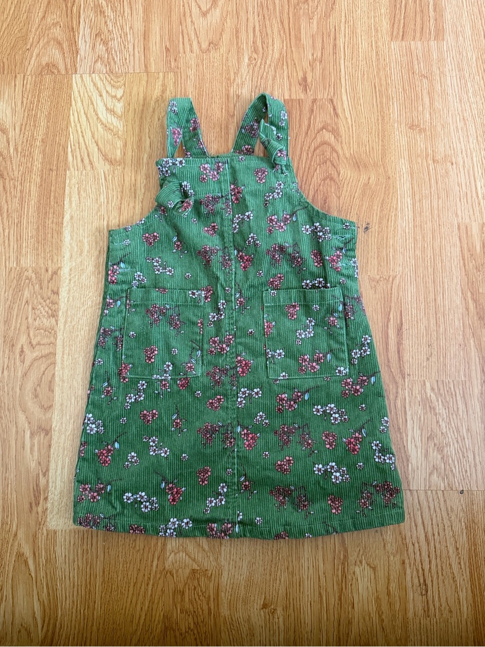 Light Sage Green Toddler Cotton Dress - Size 3T